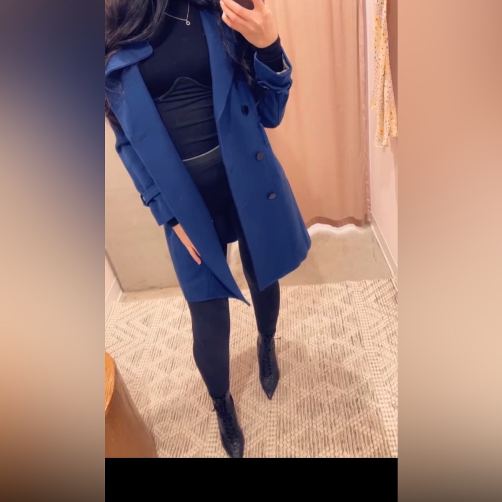 Blue coat. Size small.